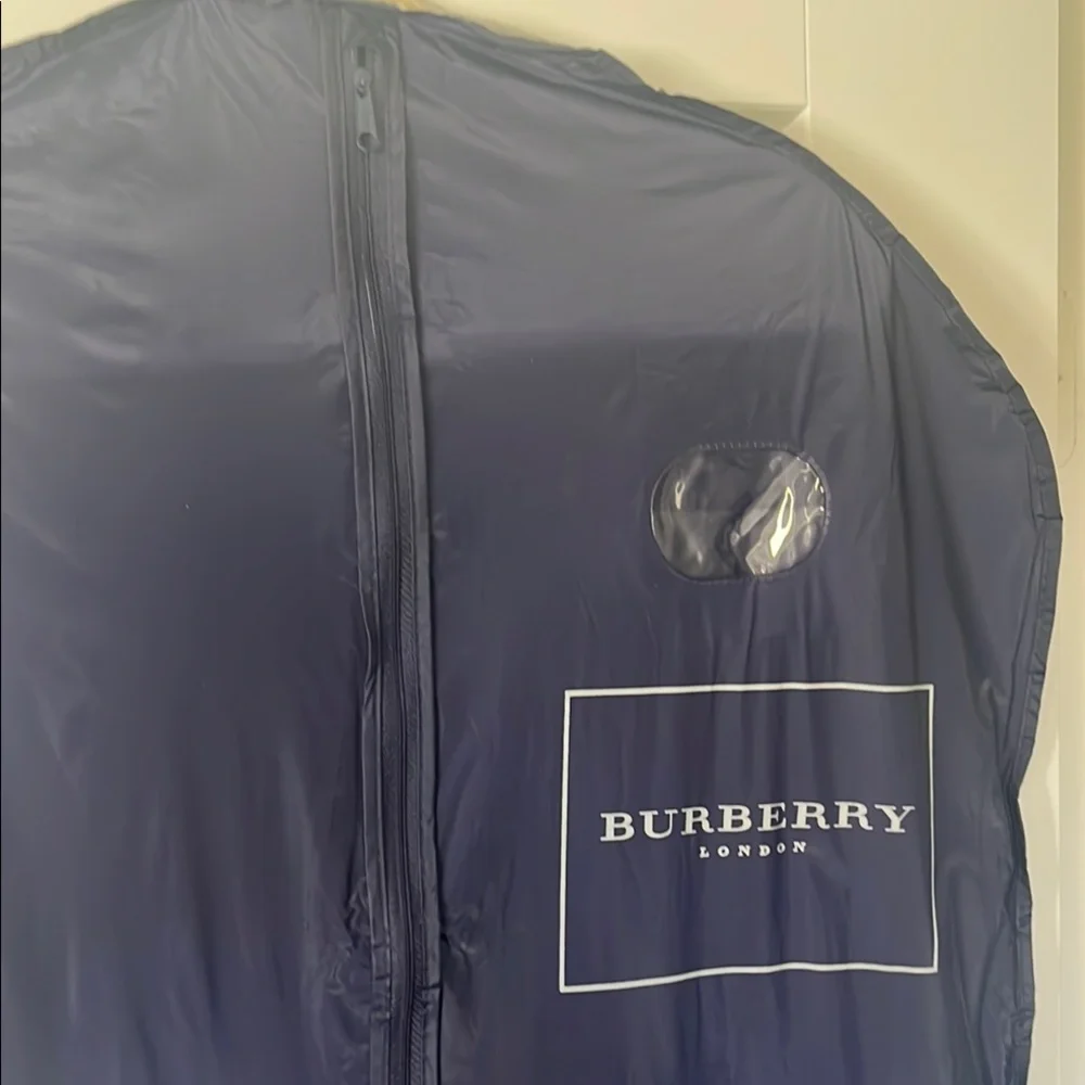 Burberry Navy Garment Bag